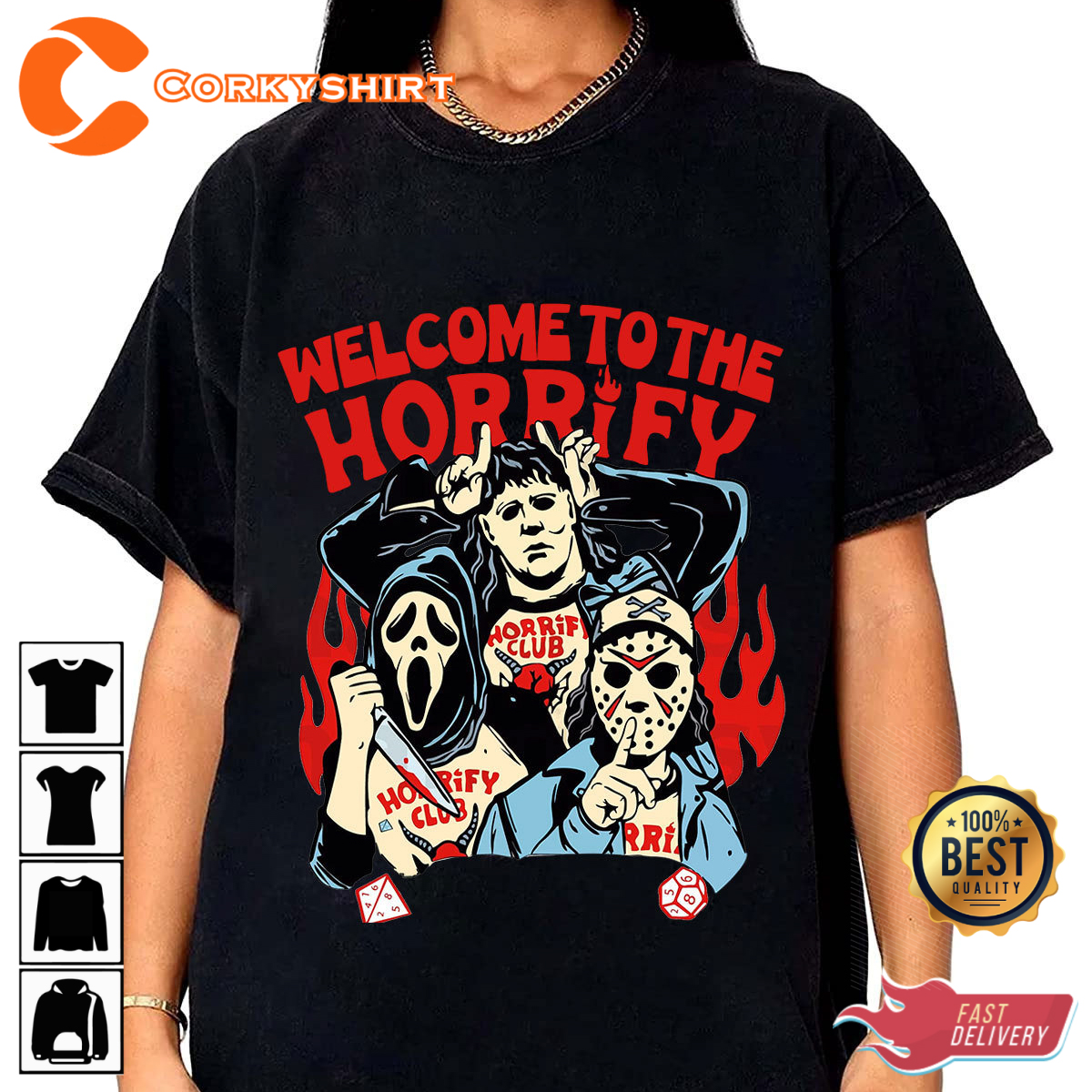 Welcome To The Horrify Eddie Munson Inspired Halloween Party Costume T-Shirt