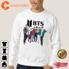 BTS Band Members Image T-Shirt Graphic Tee