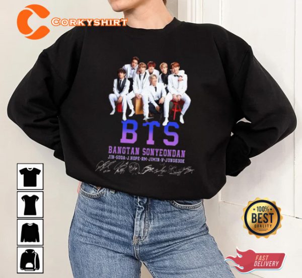 BTS Group Members HOT Designed T-Shirt