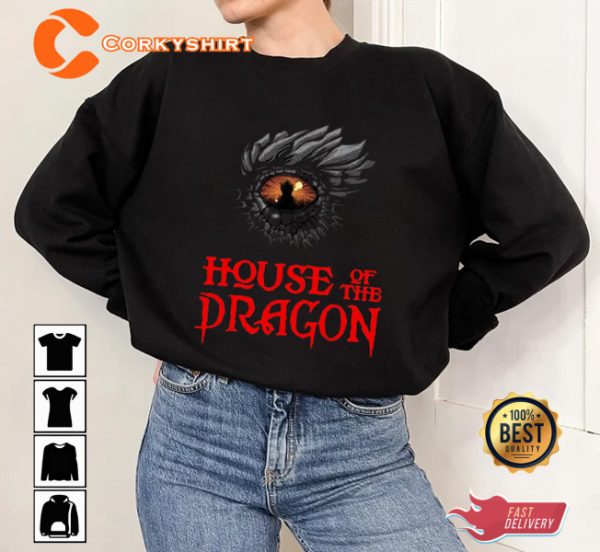 Game Of Thrones House Of The Dragon T shirt Design