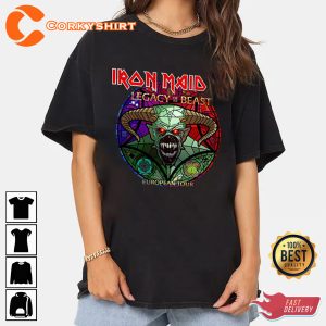 Iron Maiden Legacy Of The Beast Tour Graphic Tees