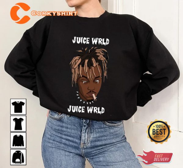 Juice WRLD Cool Black And White T-Shirt