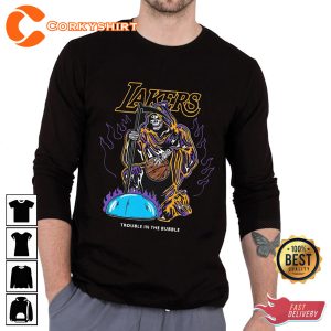 Lakers Trouble In The Bubble T-shirt Design