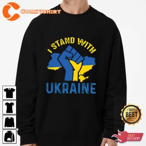 Stand With Ukraine Graphic Tee T-Shirt