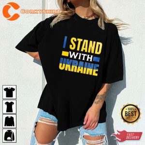 Stand With Ukraine HOT Graphic Tee