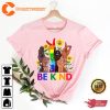 Be Kind Sign Language Rainbow LGBT Pride Equality T-Shirt