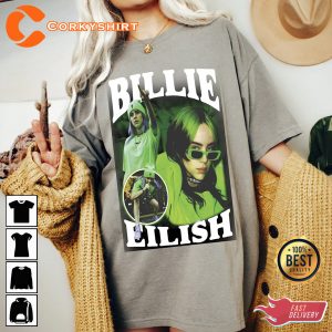 Billie Eilish Style 90s Vintage T-shirt