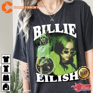 Billie Eilish Style 90s Vintage T-shirt