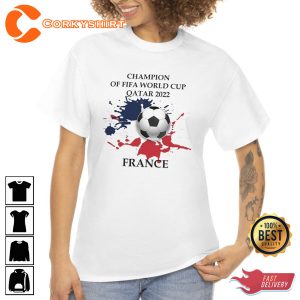 Champion France World Cup Final T-shirt Design