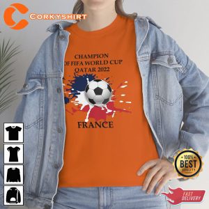 Champion France World Cup Final T-shirt Design