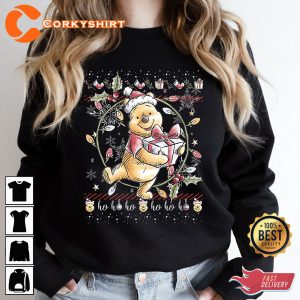 Disney Christmas Winnie The Pooh Ugly Christmas Sweatshirt
