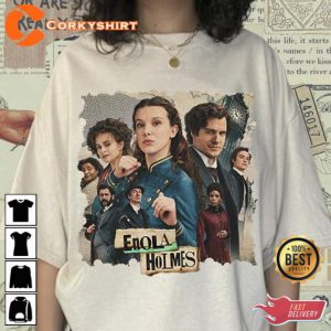 Enola Holmes Inspired Unisex Movie T Shirt