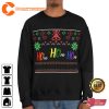 LGBTQ Pride Ugly Christmas Funny Ho Ho Xmas Gift Shirt