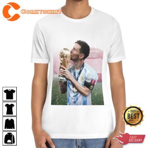 Lionel Messi World Champion Shirt World Cup Finals T-shirt