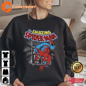 Marvel The Amazing Spiderman Retro Avenger T-shirt