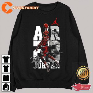 Michael Jordan Shirt Iconic Moment In Basketball Player T-Shirt