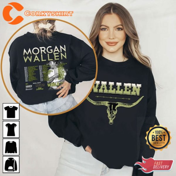 Morgan Wallen Tour 2023 Tshirt Design