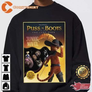 Puss In Boots The Last Wish Poster T-shirt Design