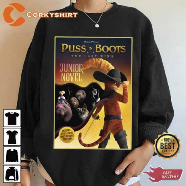 Puss In Boots The Last Wish Poster T-shirt Design