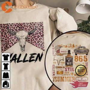 Wallen Western T Shirt 2 Sides Design