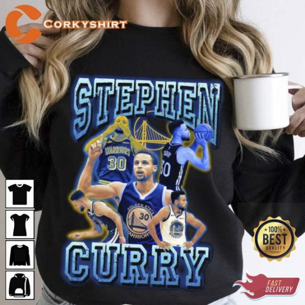 Wardell Stephen Curry II Golden State Warriors Vintage T-shirt Design