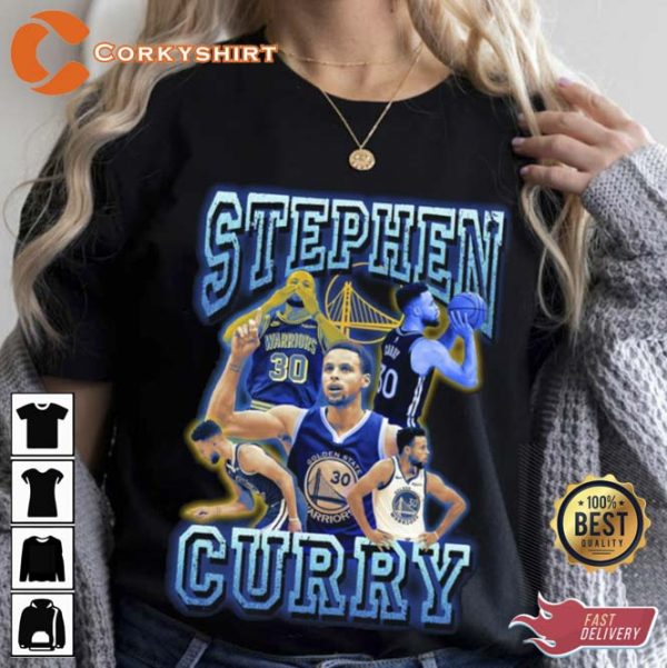 Wardell Stephen Curry II Golden State Warriors Vintage T-shirt Design