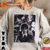 Wednesday Addams Jenna Ortega Retro Vintage Unisex Sweatshirt