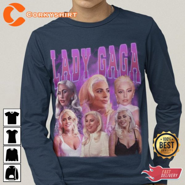 Lady Gaga Shirt Retro Lady Gaga Bootleg Sweatshirt