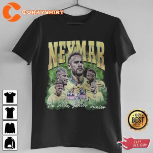 Neymar Jr Brazil soccer 2022 Qatar FIFA World Cup T-Shirt