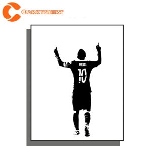 Lionel Messi Goat 10 Poster Wall Art Home Decor