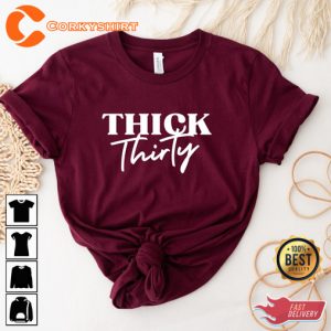 Lizzo Inspired Shirt Thick Thirty About Damn Time Classcic Shirt