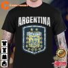 Argentina Soccer World cup T-shirt Argentina Team Support