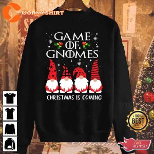 Funny Game Gnomes Christmas Is Coming Funny Xmas Unisex Shirt