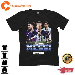 Lionel Messi Argentina FIFA World Cup Qatar 2022 Retro Soccer Shirt