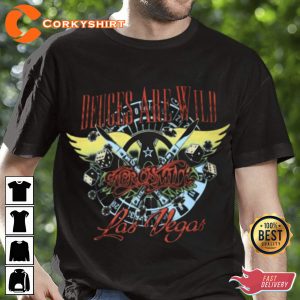 Deuces Are Wild Tour Aerosmith Rock Band Shirt