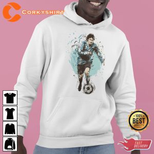 Argentina WC 2022 Messi Hoodie Shirt For Argentina FC