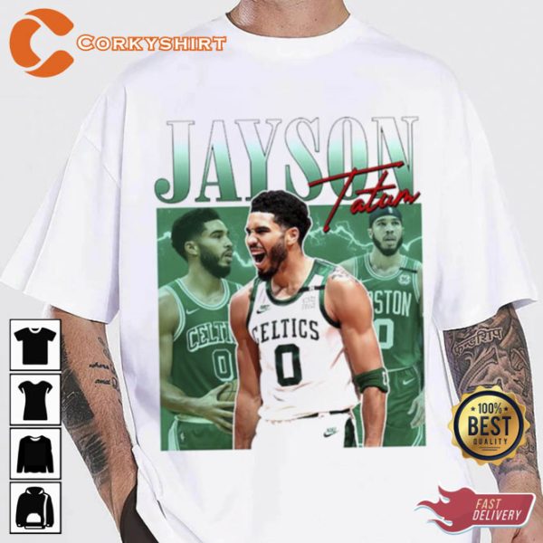 Jayson Tatum Boston Celtics Basketball Player T-shirt Printing