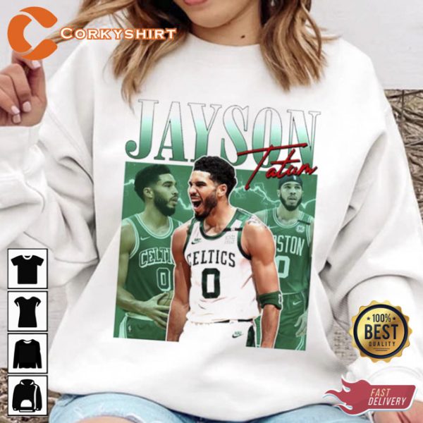 Jayson Tatum Boston Celtics Basketball Player T-shirt Printing