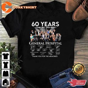 General Hospital Movie 60 Years Signatures Shirt Design