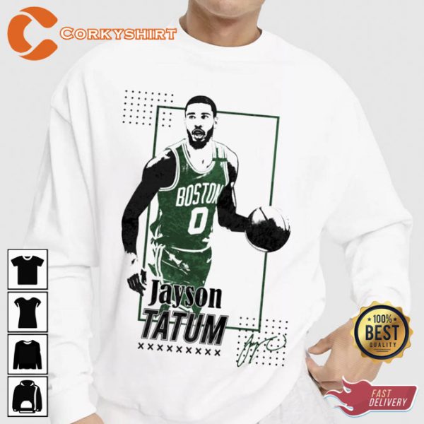 Jayson Tatum Professional Basketball Player Retro 90s T-shirt
