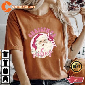Santa Claus Vibes Comfort Colors T-shirt Design