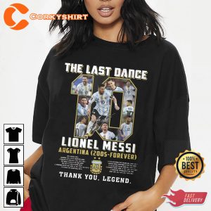 The Last Dance Messi World Cup T-shirt Design
