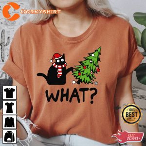 Cute Comfort Colors Christmas Tree Shirt
