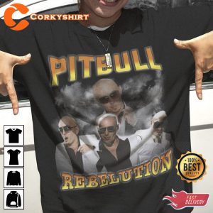 Pitbull rapper FM Jingle Ball Vinateg Unisex Shirt
