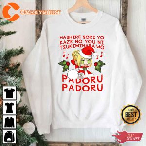 Funny Hot Meme Christmas Padoru Padoru Printed Shirt