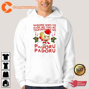 Funny Hot Meme Christmas Padoru Padoru Printed Shirt