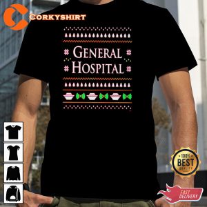General Hospital Ugly Christmas Shirt Printing