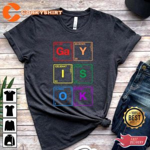 Funny LGBTQ Gay Is OK Printed T-Shirt