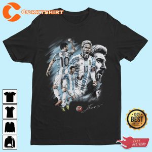 Lionel Messi Champion World Cup Aesthetic T-shirt Design