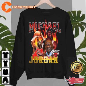 Michael Jordan Chicago Bulls Retro Hot Design Graphic Shirt